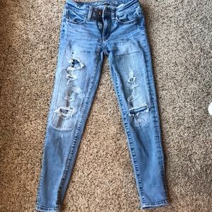 american eagle super skinny jeans